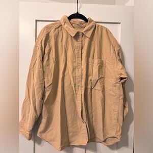 Abercrombie corduroy button down